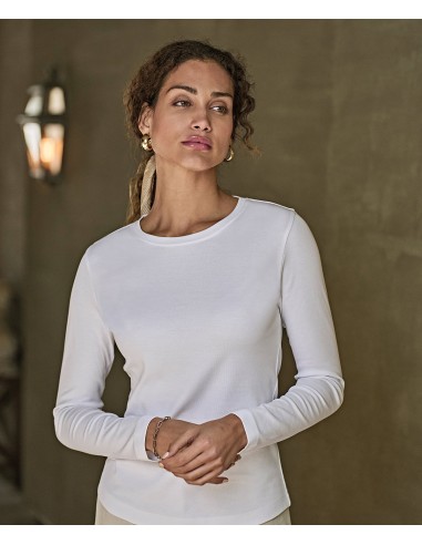 TEE-590-Womens Long Sleeve Interlock Tee